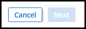 Grayed-out Next button
